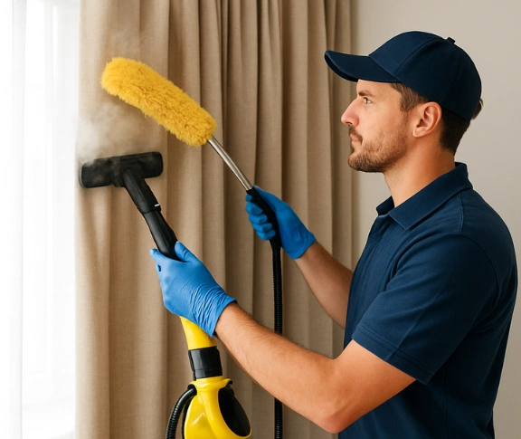 Trusted residential curtain cleaning technician Matty Curtain Cleaning kalkallo-vic QLD