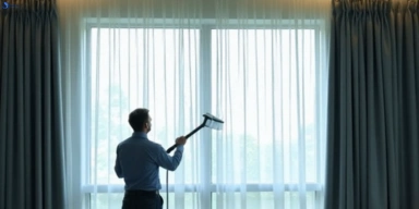 Commercial drapes cleaning service kalkallo-vic hotels offices